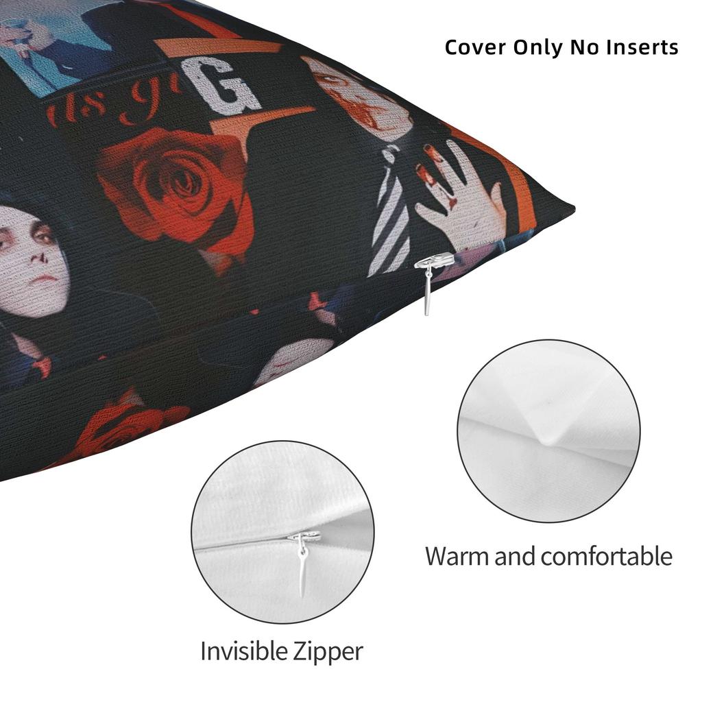 My Chemical Romance Band Pillow Case  Novelty Pillow Cover Print Pillowcases For Couch Sofa Bedroom