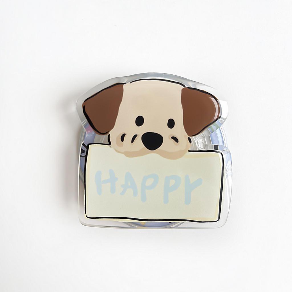 Magsafe Magnetischer Cartoon Handy Airbag Ständer - Einziehbarer Acryl Desktop Halter