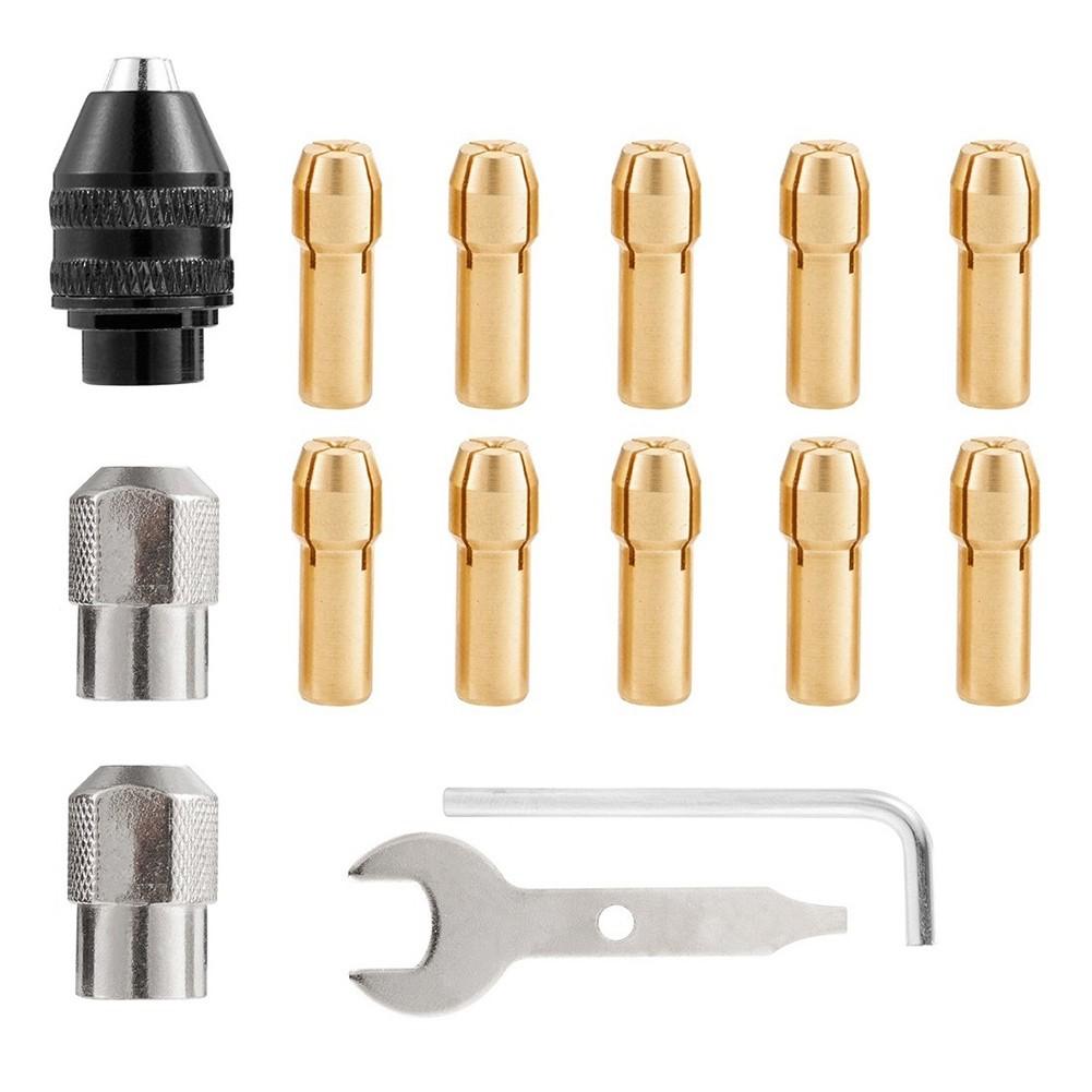 

Alloy Steel Collet Nut Drill Chuck Collet Set Electric Drill Bit Collet