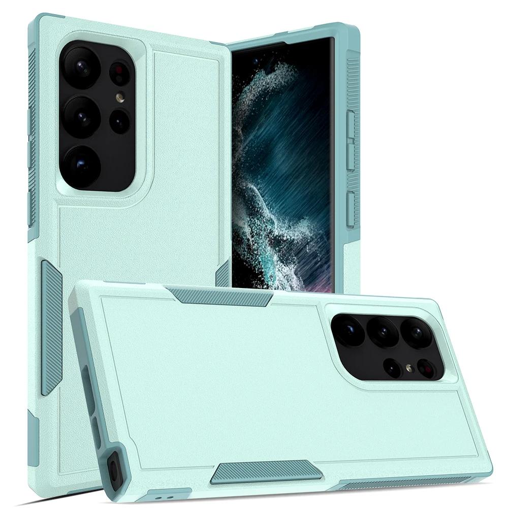 Heavy Duty Armor Robuste, stoßfeste Telefonhülle für Samsung Galaxy S25 Ultra S24 Plus S23 FE S22 S21 TPU + PC Otter Back Cover Box