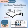 Aluminum Alloy Outdoor Sunshade & Rain Shield for Balcony Windows