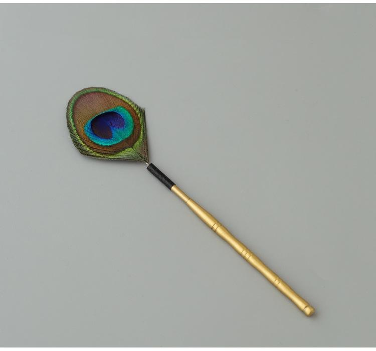 Brass Incense Seal Tool DIY Play Extension Incense Seal Incense Shovel Incense Scoop Ash Incense Sweep Incense Supplies Tools