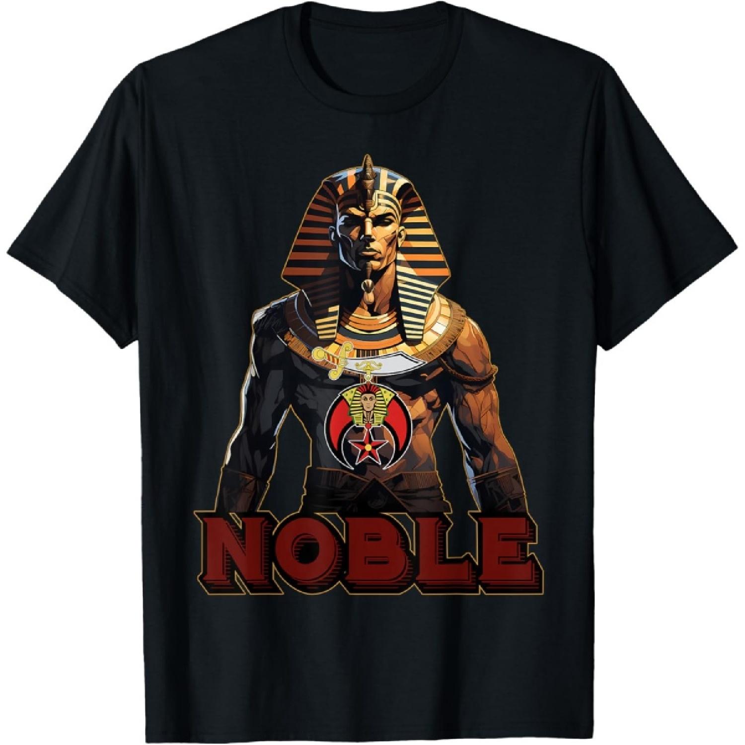 Shriner Noble PHAraoh Muscular King Of The Desert Masonic T-Shirt S