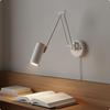 Adjustable Swing Arm Lamp Foldable Wall Light Retro Reading for Readers,