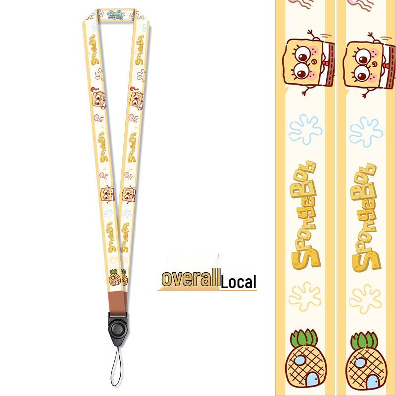 Lanyard Nero Multifunzionale Personalizzato Creativo con Porta Badge Separato per Badge Identificativi dei Dipendenti.