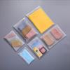 50pcs Clothing Zipper Packaging Bag One Side Frost One Side Clear PE Pull Lock Plastic Storage Bag Thick Clothes Pack Bags