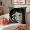 Singer CClairo Charm Cushion Cover Pillowcase Short Plush Invisible Zipper Room Sofa Cushion Cover