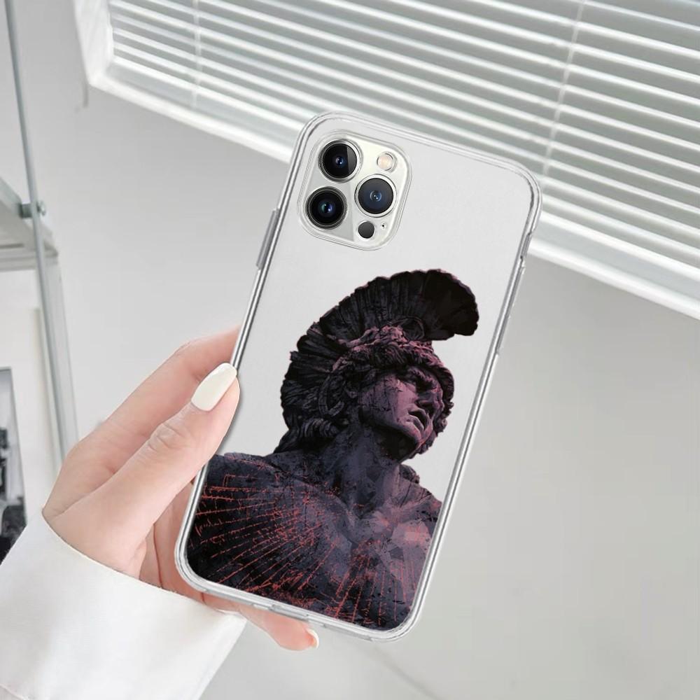 David Statue Art Mousepad For iPhone 16 15 14 13 12 Mini 11 Pro XS Max X XR SE 6 7 8 Plus Soft Silicone Cover