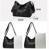 Fashion Soft Leather Crossbody Bags for Women  Casual Female Multi Pocket Messenger Bags Retro Handbags Ladies Shoulder Bags