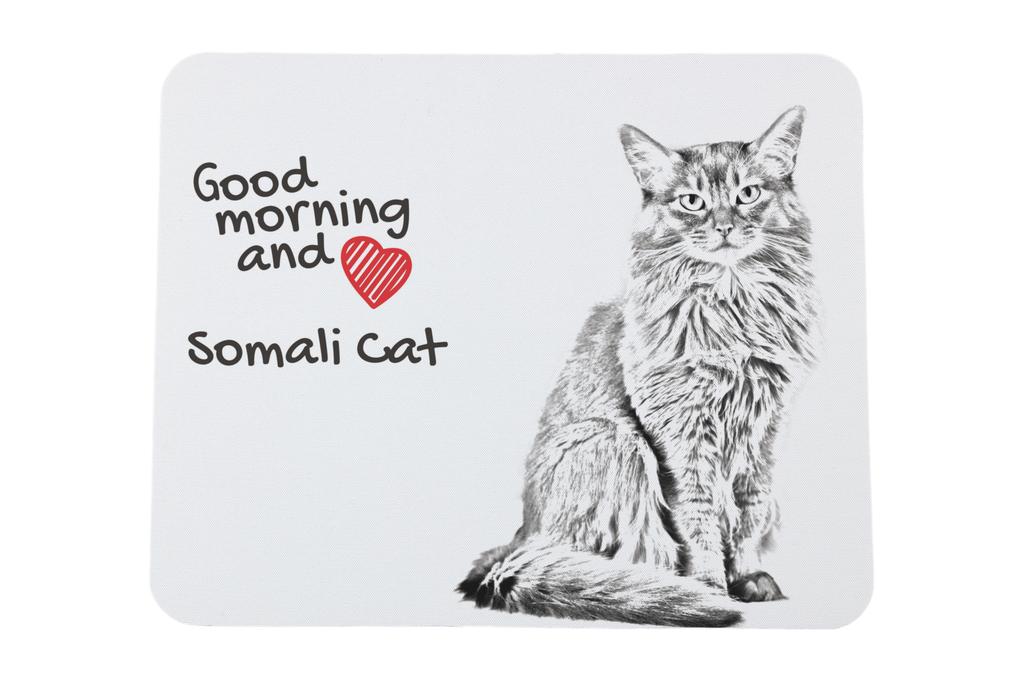 Somali - mouse pad com estampa, pad de gato personalizado, gadget exclusivo para um trabalhador de escritório da marca Art-Dog