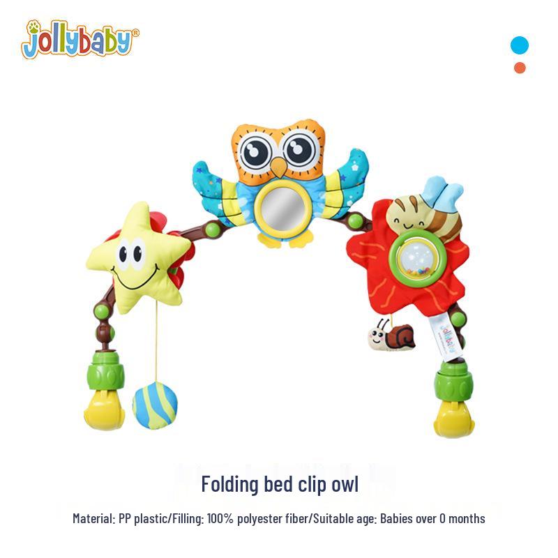 

Jollybaby Млинок Кліпса-брязкальце Заспокійлива іграшка для немовлят 0-1 рік