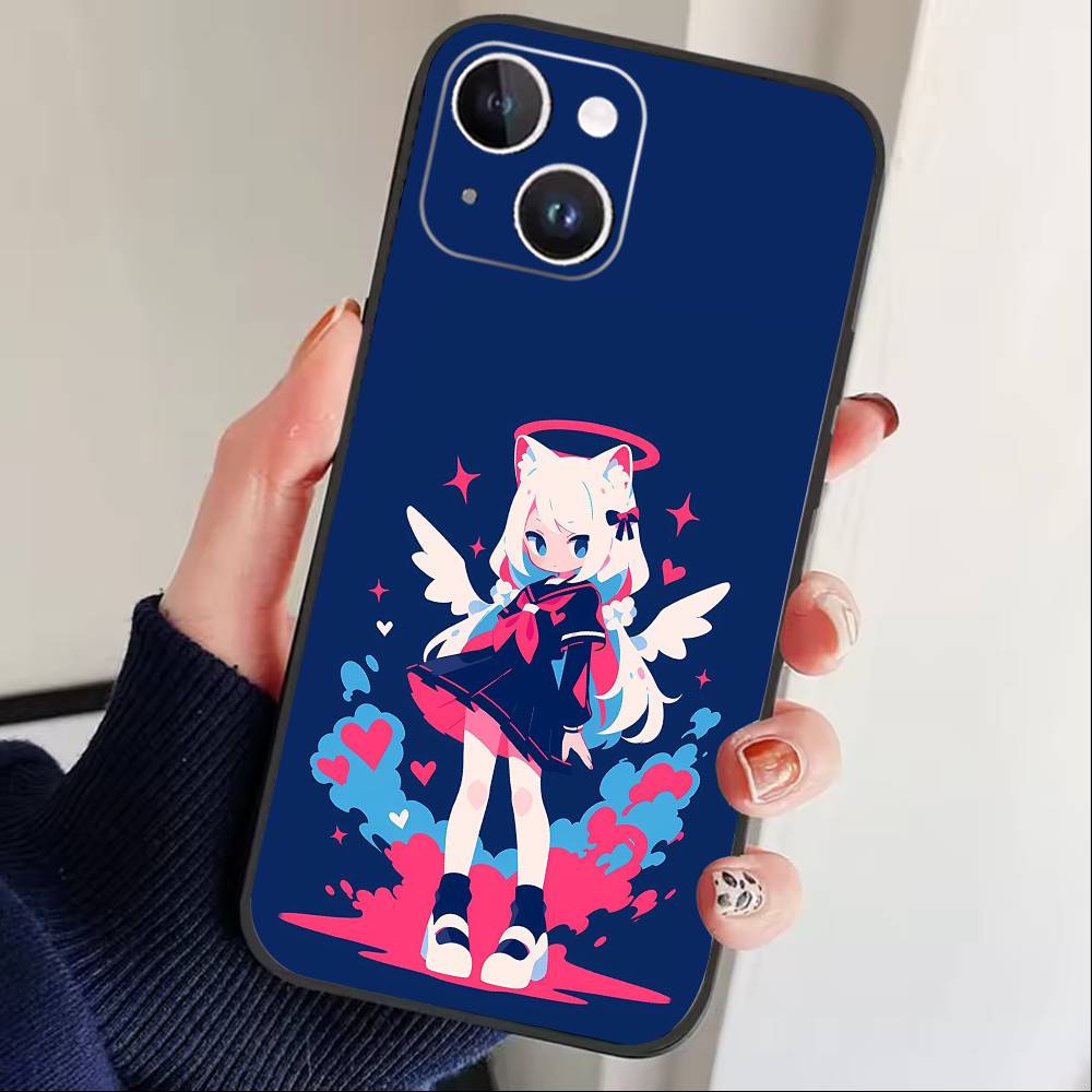 

U-Atelier Чехол для телефона Шляпа ведьмы для iPhone 16,15,14,13,12,17,Pro Max,Plus Силиконовый Черный Чехол iPhone14Plus