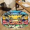 Pokemon Pattern Round Rug, Indoor/Outdoor Mat, for Picnic, Gameroom, Bedroom, Office, Living Room, Home Decor Carpet, Birthday Gift