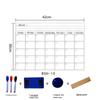 Erasable Magnetic Calendar & Whiteboard Sticker Set for Fridge – Customizable Planner & Message Board