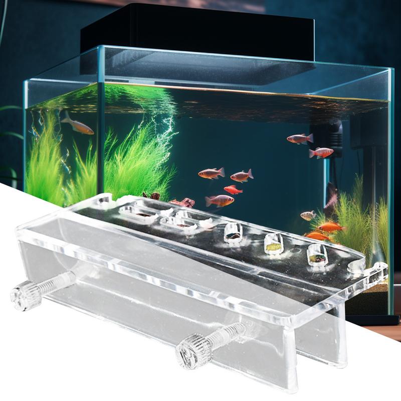 Fish Tank Tool Rack Fish Tank Maintenance Tool Holder Acrylic Water Plants Grass Maintenance Tool Holder Aquarium Rack Organizer