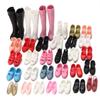 Doll Shoes Fashion Female Doll Boots Fit Foot Length 2cm Dolls Accessories Plastic Doll Multistyles Long Knees Boots