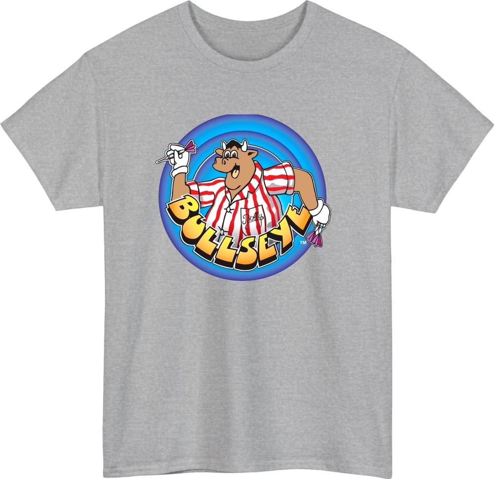 Bersaglio di toro cartoon bersaglio di toro maglietta bersaglio da freccette retrò mascotte regalo vintage maglietta top