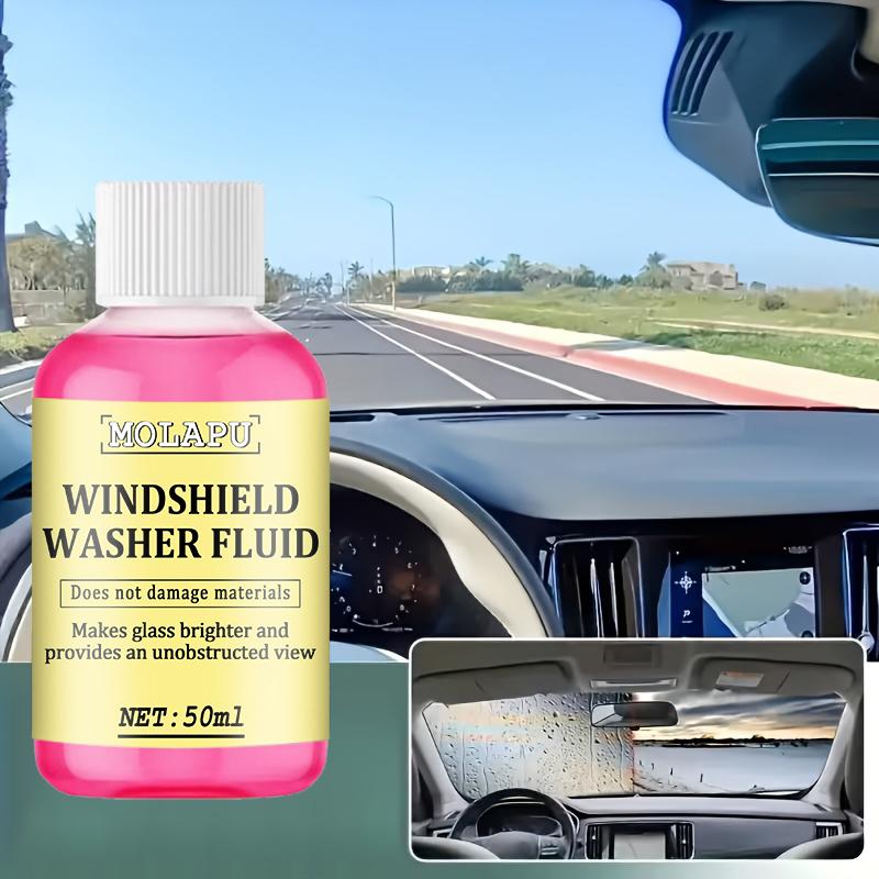 Premium Glass Cleaner Windshield Wiper Fluid, 1:100 Concentrated Solution, Suitable for Removing Water Stains, Tar, and Oxidation Layers, K