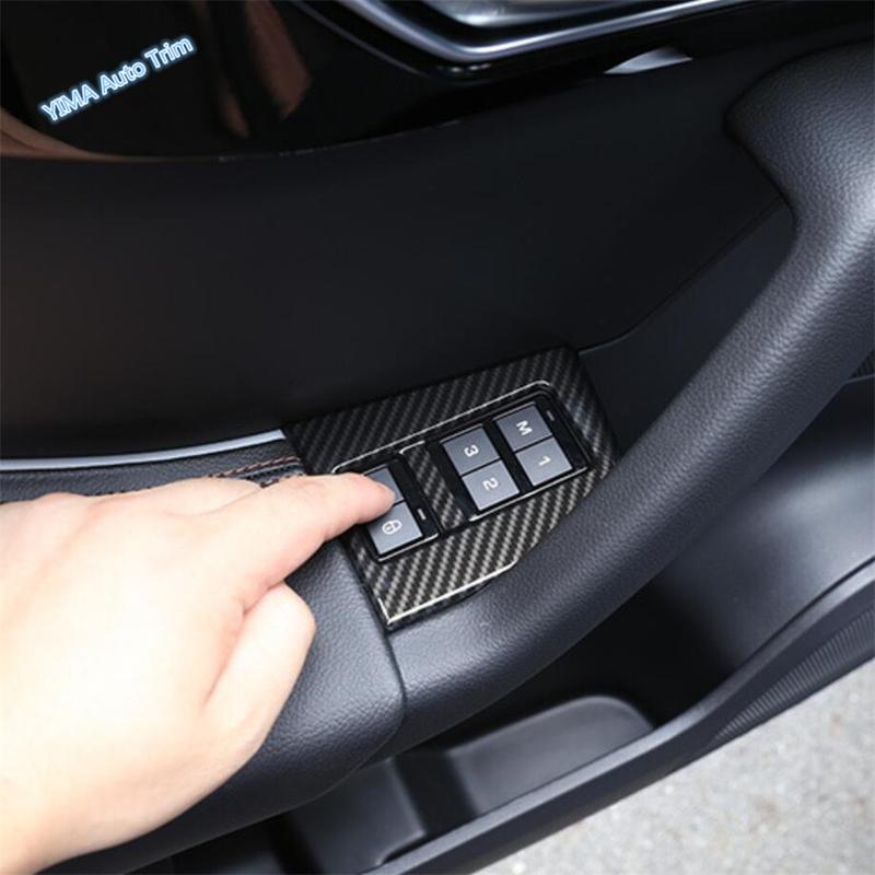Matte Car Trunk Hook / Water Cup Holder / Window Lift  Decor Panel Cover Trim ABS Accessories For Jaguar F-Pace X761 2017 -