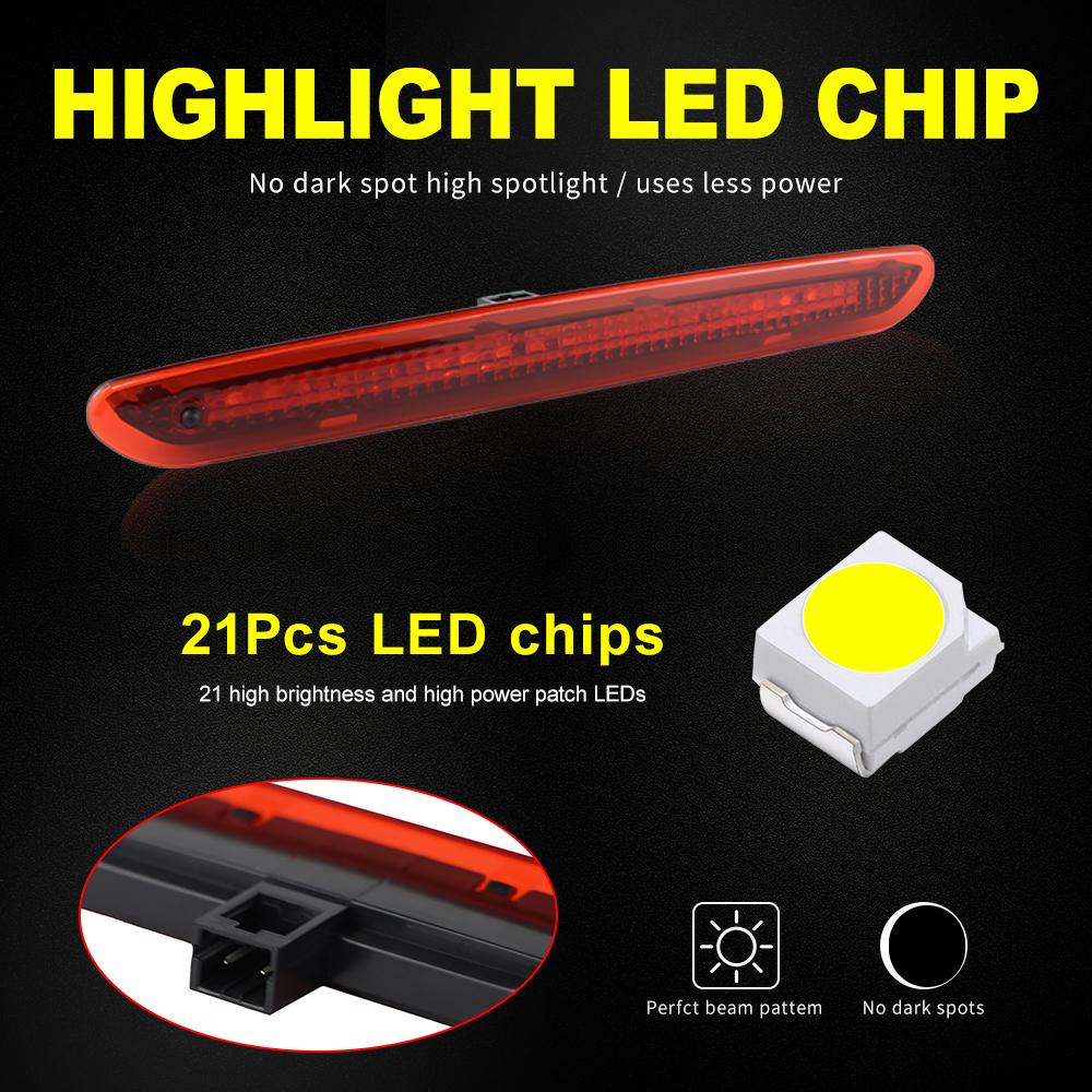 Rückseitige Bremsleuchte Rote LED Hochmontierte Bremsleuchte Für Fiat Punto Evo Abarth Grande Punto 2008-2012 Drittes Bremslicht 51974522