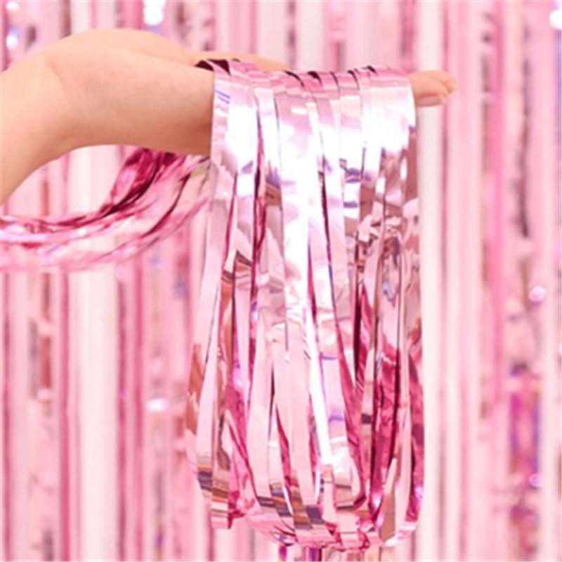 Lametta-Folienvorhang, Geburtstagsfeier ...