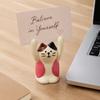 Animal Shaped Table Number Holder Pink Photo Card Stand Decorative Desk Decoration Clip  Office Use