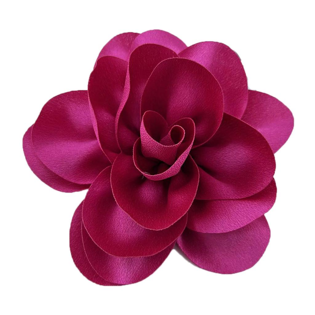 Eye Catching Flower Corsage Accessory Fashionable Flower Brooch 14cm Lapel Decoration for Business Meetings Parties