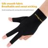 Billardhandschuh Linke Hand Drei-Finger-Handschuhe Anti-Rutsch Elastizität Snooker Billard Trainingshandschuhe Zubehör für Männer & Frauen