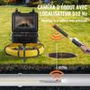 Sewer Camera Pipe Inspection Camera w/ 512hz Sonde 9in 720p Screen 165 ft