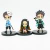 6 Stück/Set Anime Demon Slayer Figur Kimetsu No Yaiba Figur Q Posket Kamado Tanjirou Kamado Nezuko Agatsuma Figur Spielzeug 7cm