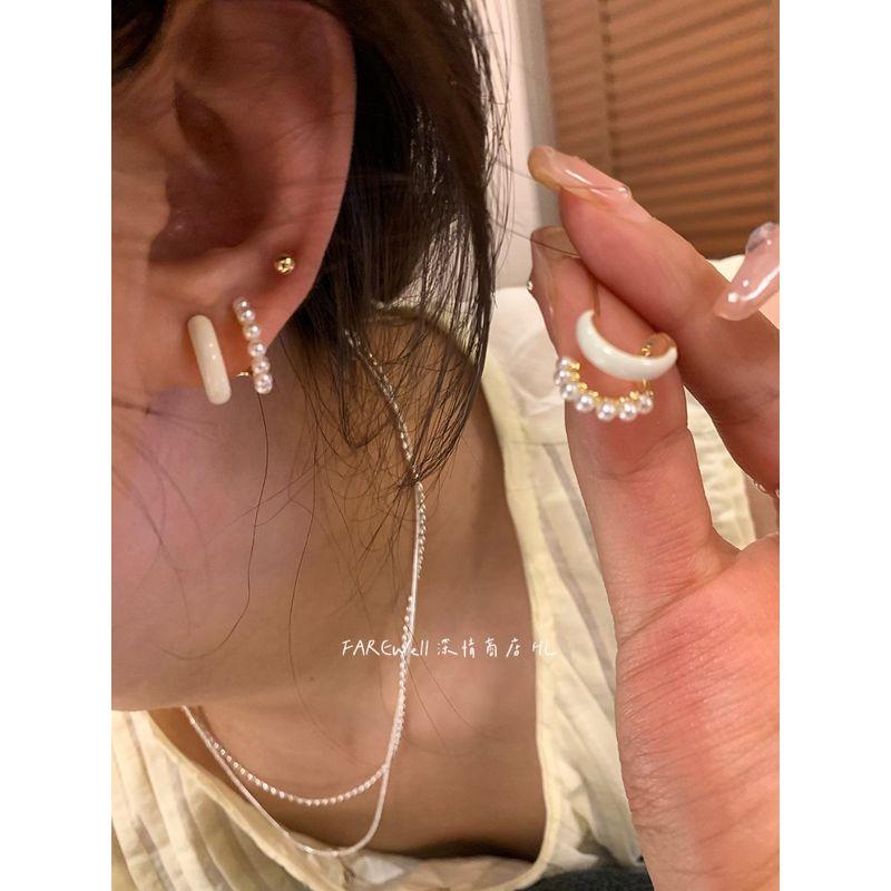 Super Delicate ~ Pearl Earrings 2025 New Arrival Red Earrings Christmas Stud Earrings Accessible Luxury Fancy Temperamental Earrings Women