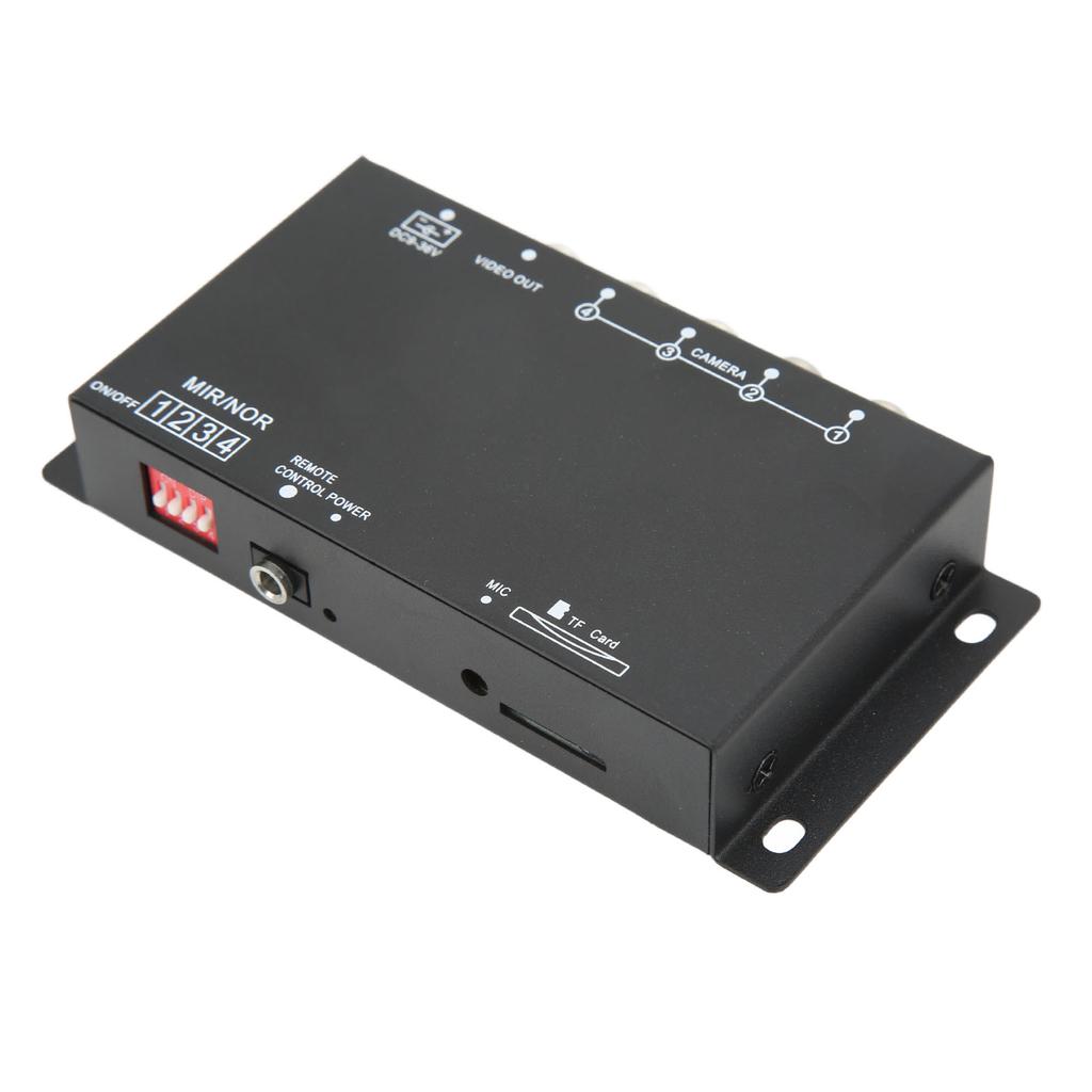 Vehicle Digital Video Recorder 4 Channel 720P DC9‑36V Universal Mini MDVR for RV Van Truck