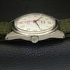 VINTAGE HMT JANATA HAND-WINDING INDIAN MENS WHITE COLOR DIAL WATCH a700095-5