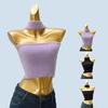 Sexy Pure Desire Knitted Tube Top Spring and Autumn Imitation Mink Cashmere Women's Vest Wrap-around Slim Fit Inner Wear Small Top Hanging Neck