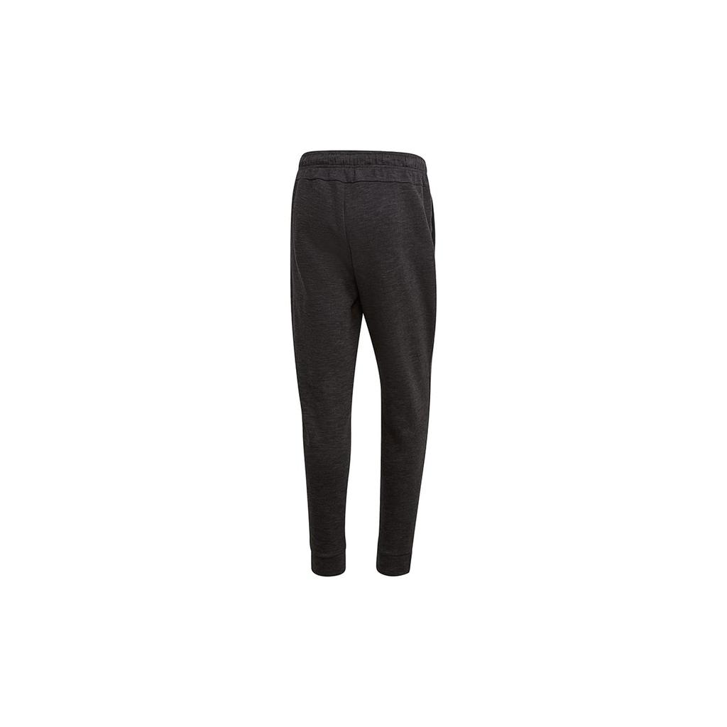 Adidas Knitted Sweatpants Men's Black Moderate Cuffed Pants DU1148