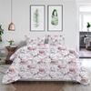 Fresh And Simple Flower Spring And Summer Three-Piece Set Tk3D Digital Printing Quilt Cover Bedding