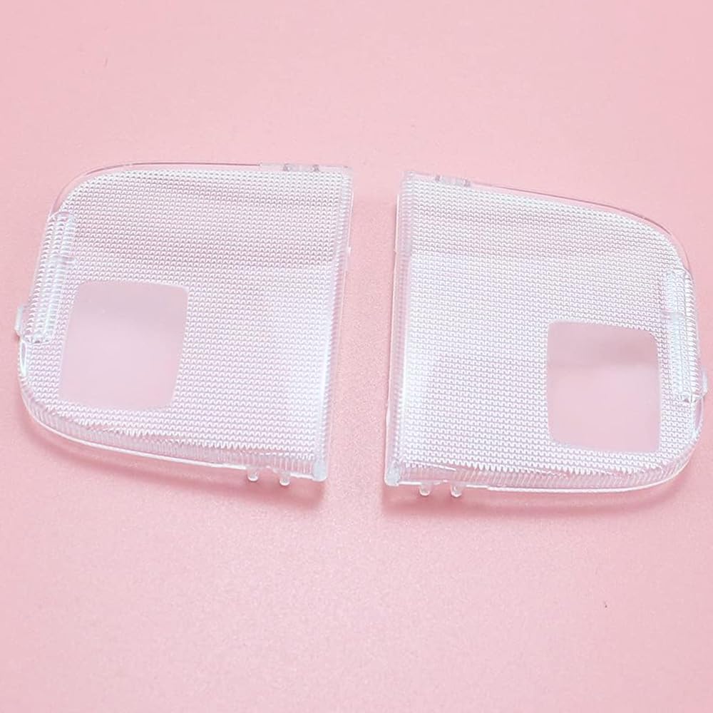 Riloer Map Light Cover, 2 Pcs Car Interior Dome Light Cover, Center Dome Light Housing, Compatible with Toyota Land Cruiser Prado FJ120 2003-2009