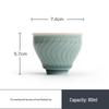 Nanshan Gentleman Meets Qingshan Ceramic Master Tea Cup