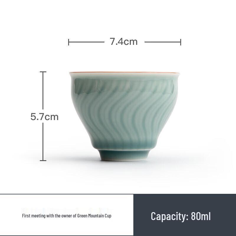 Nanshan Gentleman Meets Qingshan Ceramic Master Tea Cup