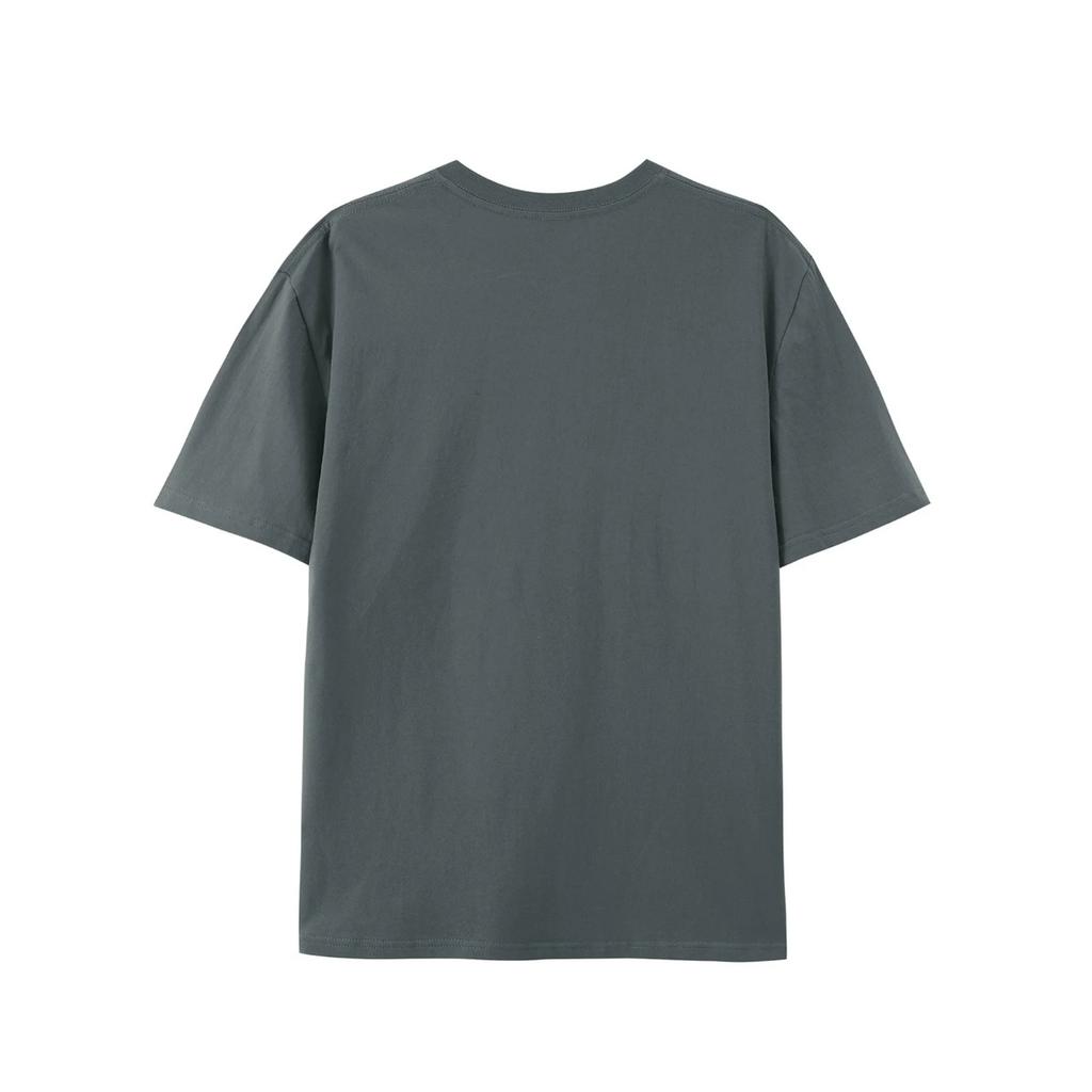 Summer 100 Cotton Fashionable Casual Sports Loose Cartoon Bear Pattern Printed Round Neck Short Sleeved Men's T-shirts