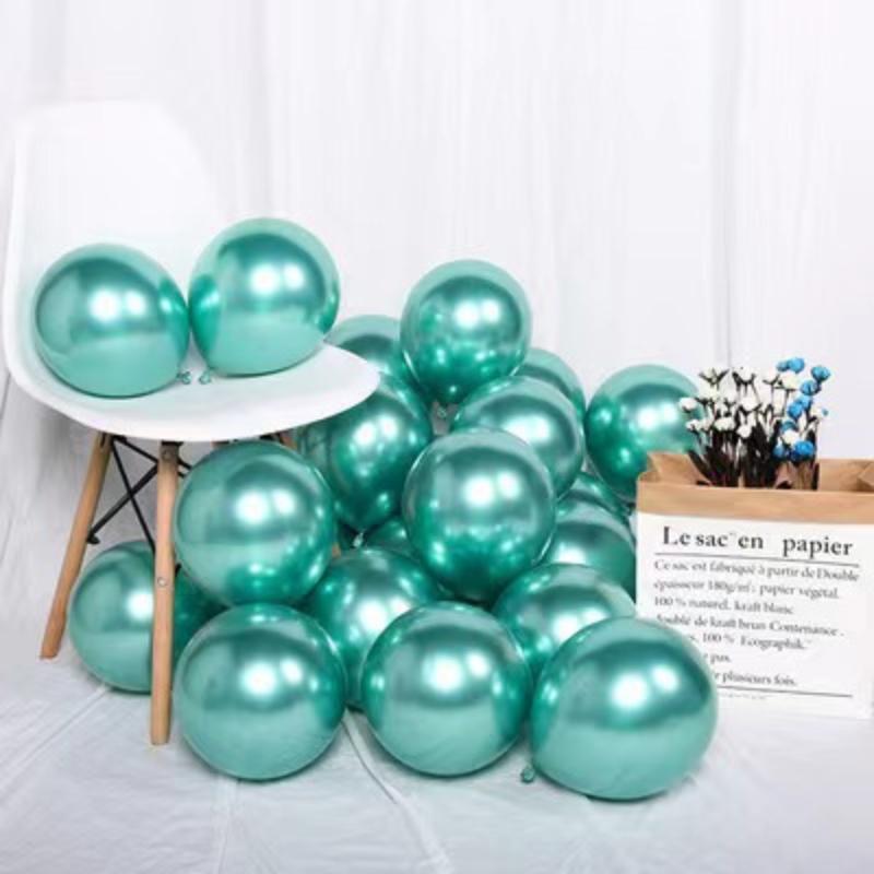 20/50Pcs Versatile Metallic Chrome Silver Grey Balloons High Shine Latex Balloons for All Kinds of Party Supplies