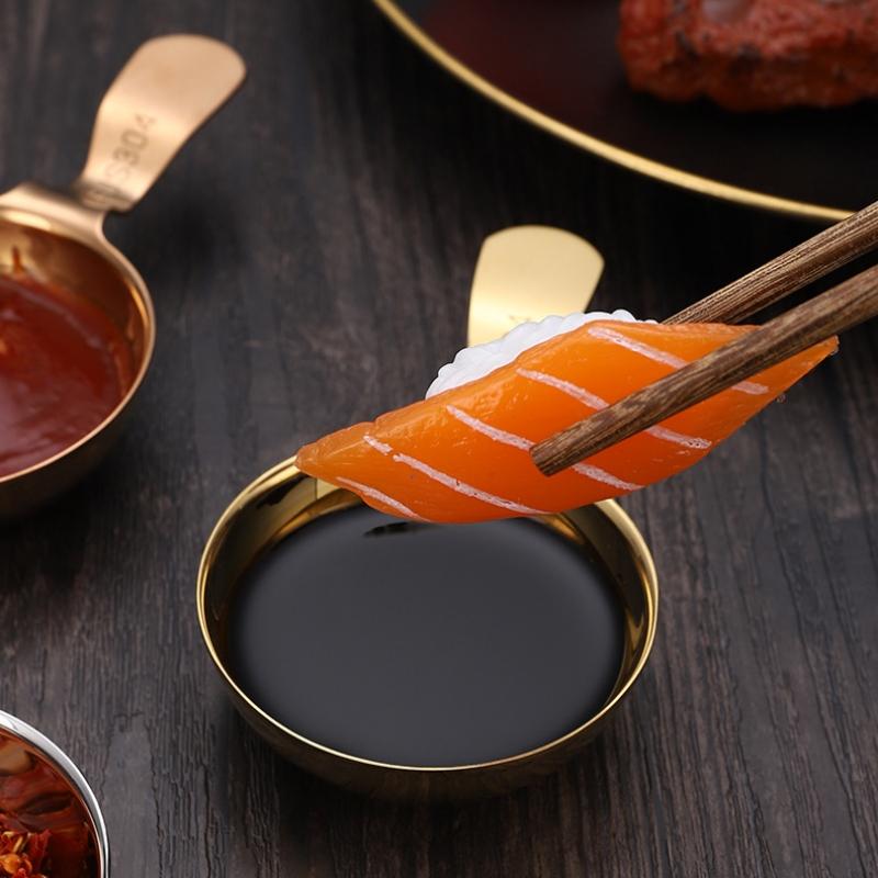 Nerezové nádobí 304 v korejském stylu, grilovací nádobí, dip, horký hrnec, koření, omáčka, kimchi
