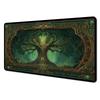 Fantasy Giant Mushroom Forest Mtg Playmat Magic Card Battle Mat Nonslip Durable 35x60cm Commander Playmat Tapete Magic Mtg