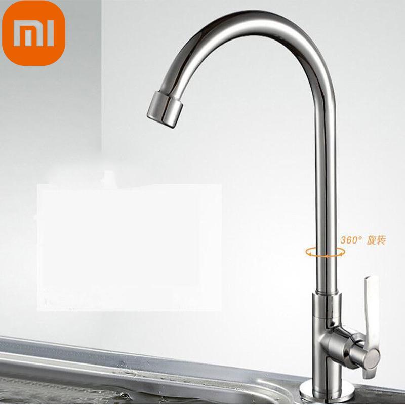 

Высококачественный кухонный смеситель Xiaomi, выдвижной распылитель, поворотный смеситель для раковины с одним отверстием