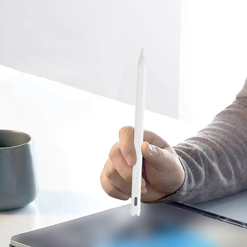 Magnetic Capacitive Writing with 2 In 1 Tip Rechargeable Active Pen for Pencil Compatible Devices & Touch Screens