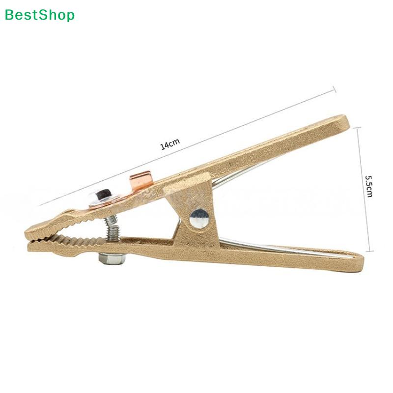 1Pz 260A Morsetto di Massa in Ottone Pinze per Saldatura ad Arco di Argon Elettrica Morsetto per Filo di Terra a Forma di A Morsetto di Massa