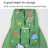 24 Pocket Christmas Tree Storage Organiser Cotton Linen Fabric Holiday Decoration Hanging Bag For Home School Event