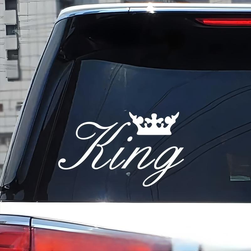 King Crown Decals And Bumper Creativeandfunny Stickers For Cartoon Fansandloverhigh Quality For Car Trucks Motorcycles And Laptops