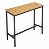 Narrow Oak Loft Table For Kitchen Dining Room Industrial Table Console 100X40X90 Begryf