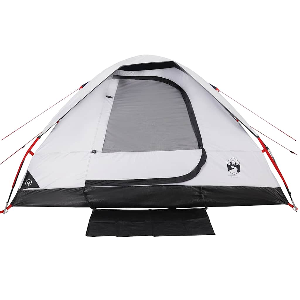 Dome Family Tent for 6 Persons White Blackout Waterproof